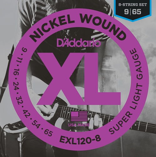 D`ADDARIO EXL120-8 Nickel Wound